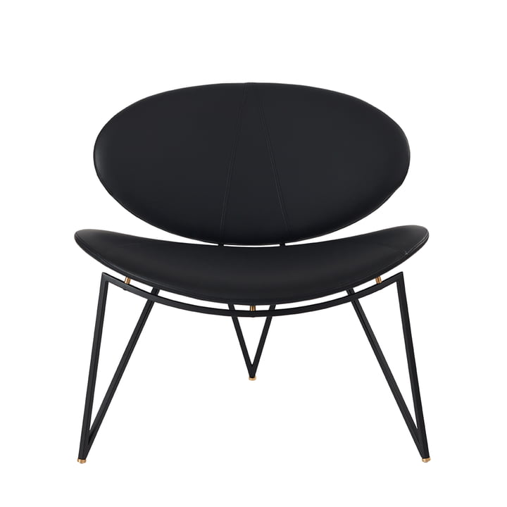 Semper Lounge Chair van AYTM in de kleur zwart