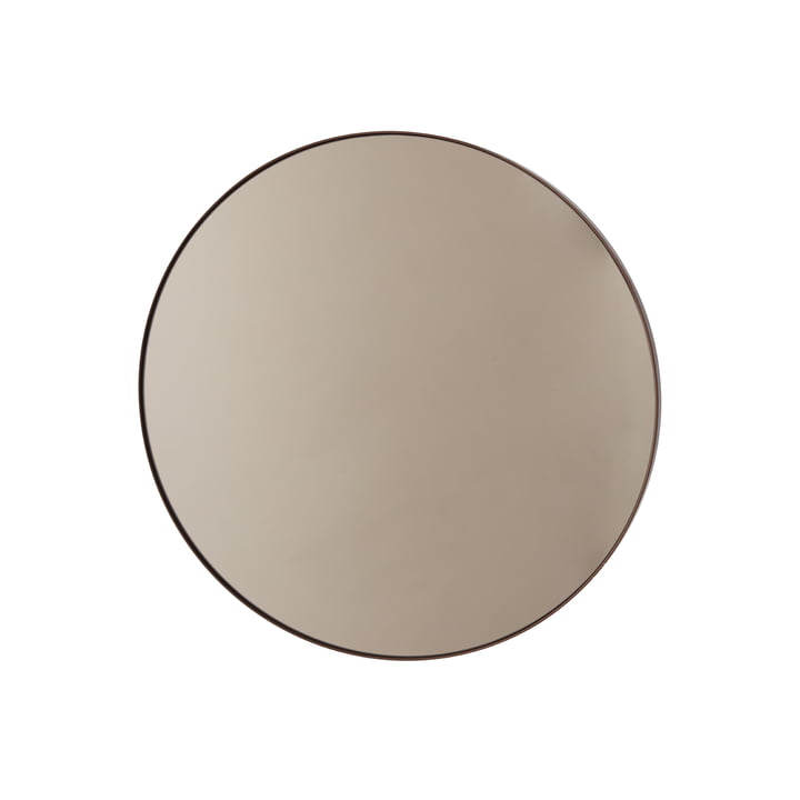 Circum Wandspiegel klein van AYTM in de kleur bruin