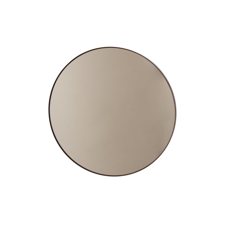 Circum Wandspiegel extra klein van AYTM in de kleur bruin