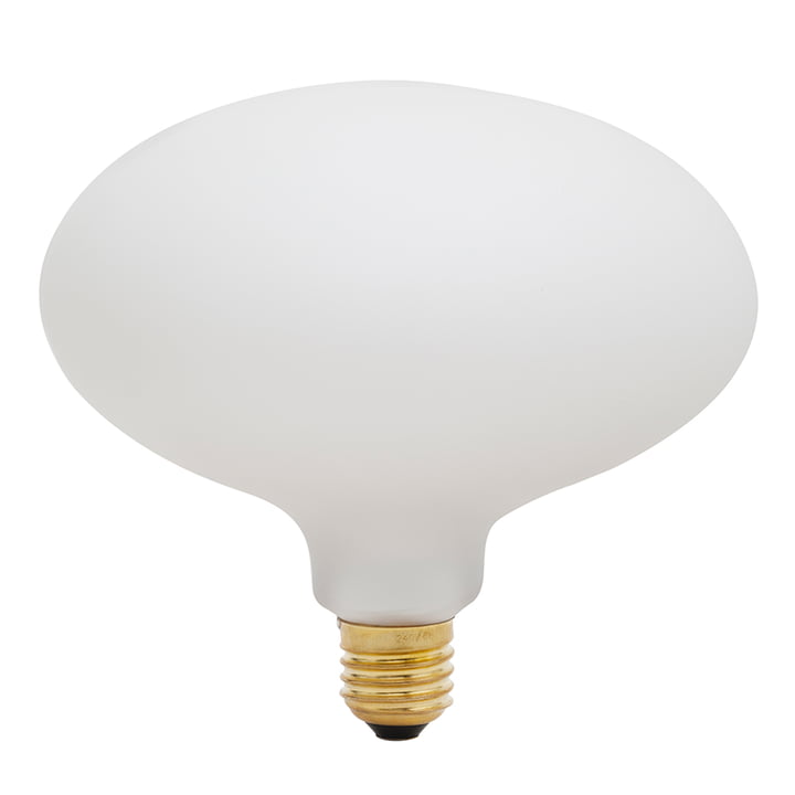 Oval LED-lamp E27 6W, Ø 16,3 cm van Tala in mat wit