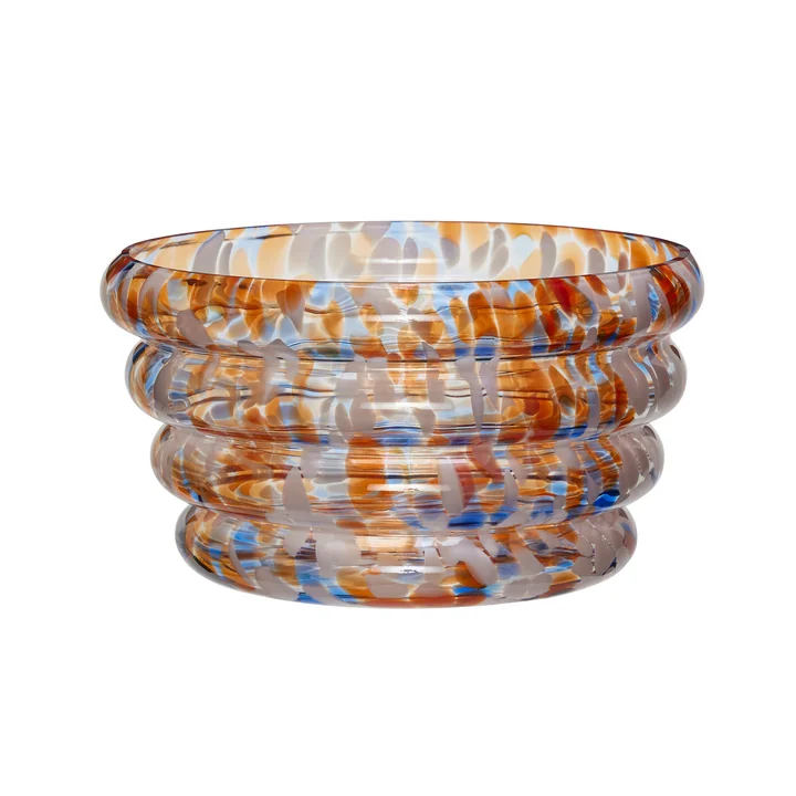 Blaze Kom van Hübsch Interior in de kleurrijke versie