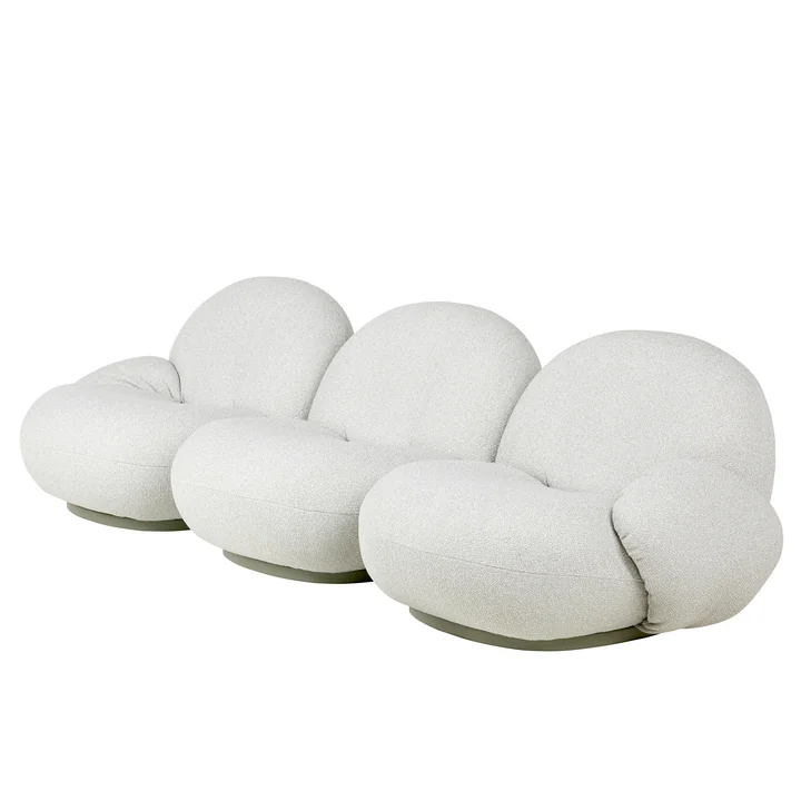 Pacha Outdoor Sofa, 3-zits, Libera Dedar (003, Standaard) by Gubi