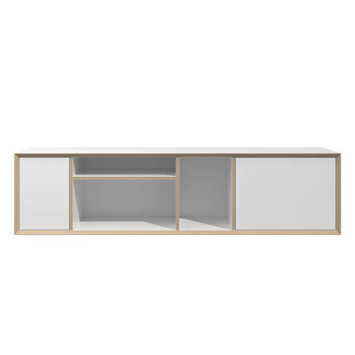 Vertiko Wide Dressoir, Twee, CPL wit / berken van Müller Small Living