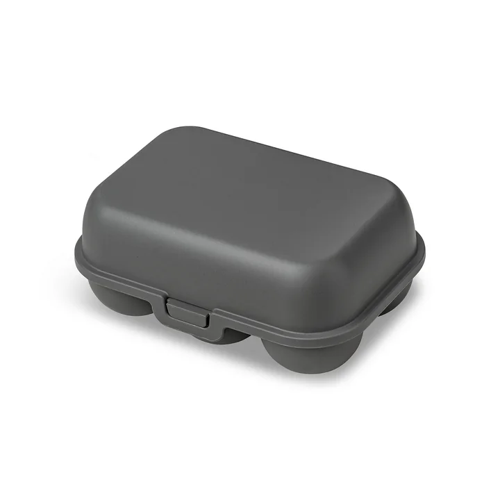 Eggs to go Herbruikbaar eierpotje mini, nature ash grey van Koziol