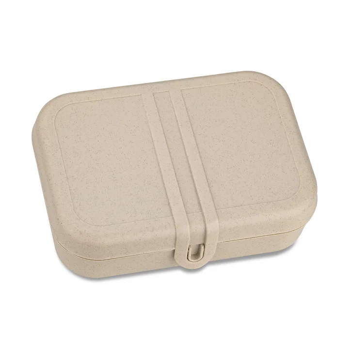 Pascal L Lunchbox met verdeler, nature desert sand van Koziol