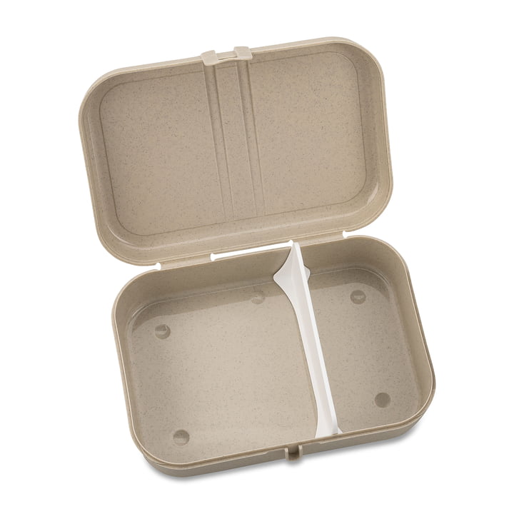 Pascal L Lunchbox met verdeler, nature desert sand van Koziol