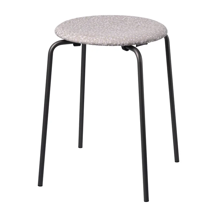 Dot Kruk, grijs / beige / wit / grafiet onderstel van Fritz Hansen
