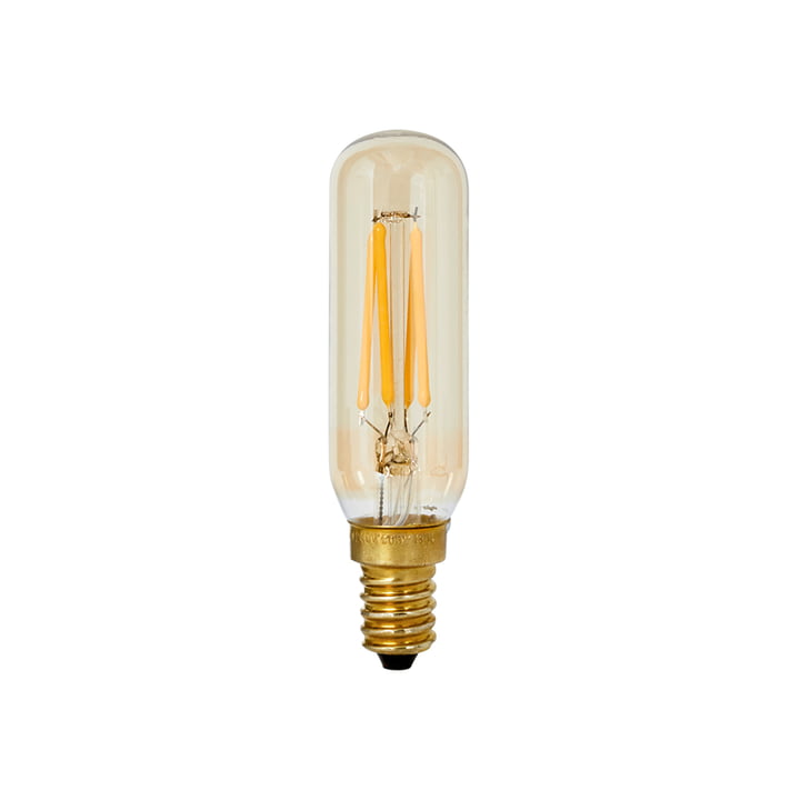 Totem LED-lamp E14 3W, Ø 2 cm van Tala in transparant geel