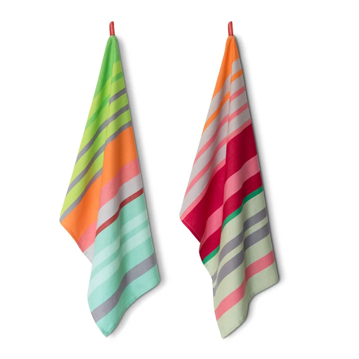 Theedoek set van 2 nr. 16 van Remember