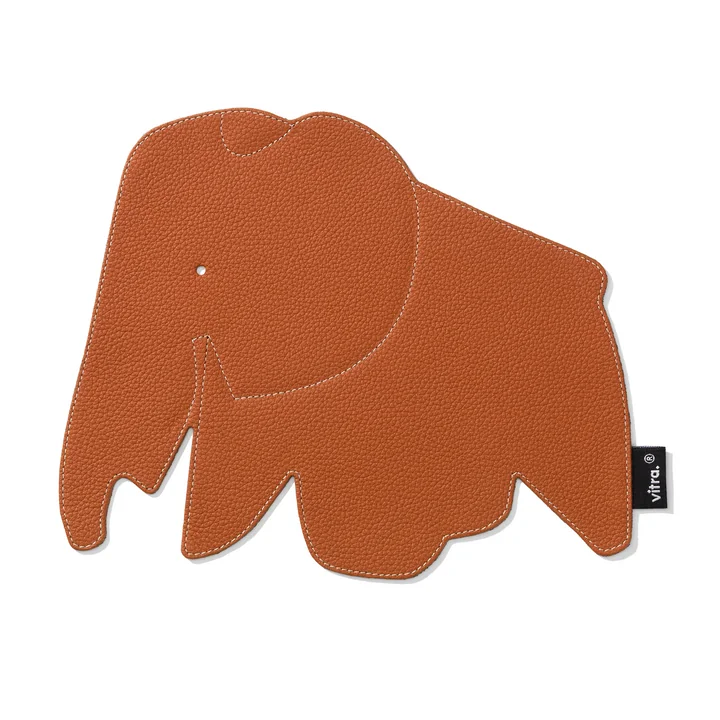 Elephant Pad van Vitra in cognac