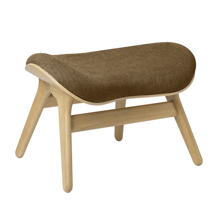 A Conversation Piece Ottoman van Umage in de natuurlijke eiken uitvoering / sugar brown
