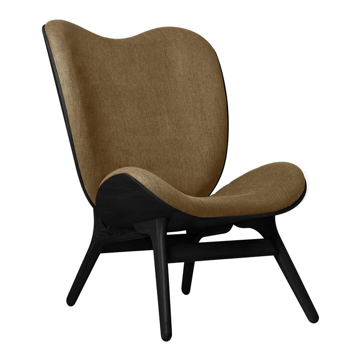 A Conversation Piece Tall Fauteuil van Umage in de uitvoering eiken zwart / sugar brown
