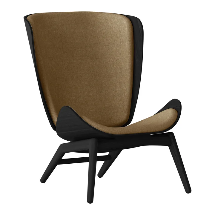 The Reader Fauteuil van Umage in de uitvoering zwart eiken / sugar brown