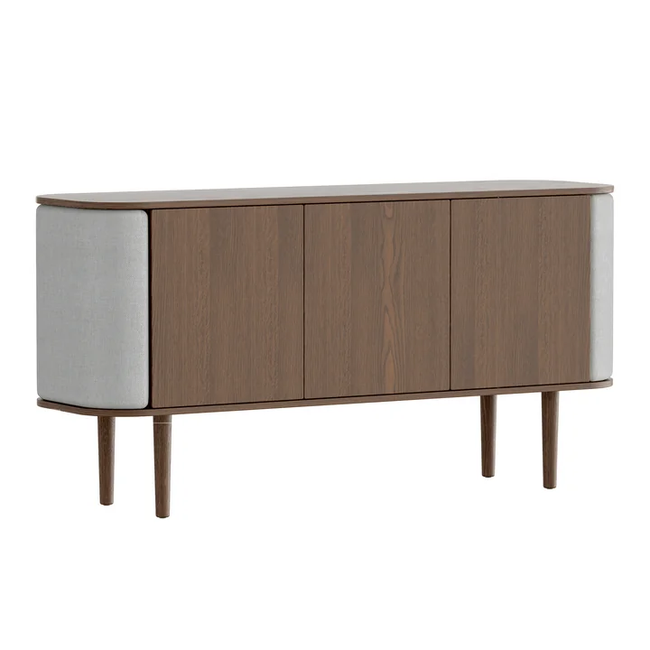Treasures Sideboard met 3 deuren van Umage in de uitvoering donker eikenhout / sterling