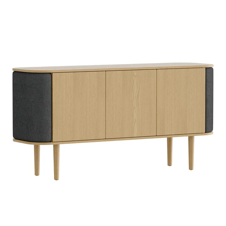 Treasures Sideboard met 3 deuren van Umage in de uitvoering natuurlijk eikenhout / shadow