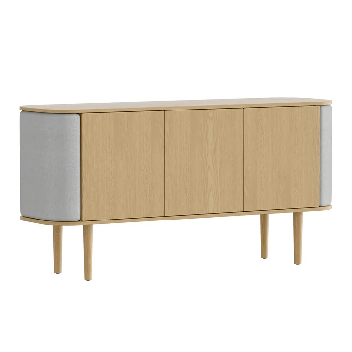 Treasures Sideboard met 3 deuren van Umage in de uitvoering natuurlijk eikenhout / sterling