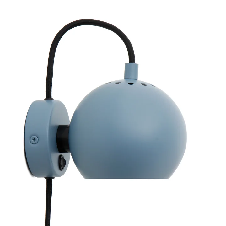 Ball Wandlamp citadel blauw mat by Frandsen