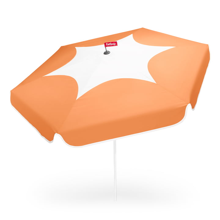 Sunshady Parasol van Fatboy in de kleur pompoen oranje