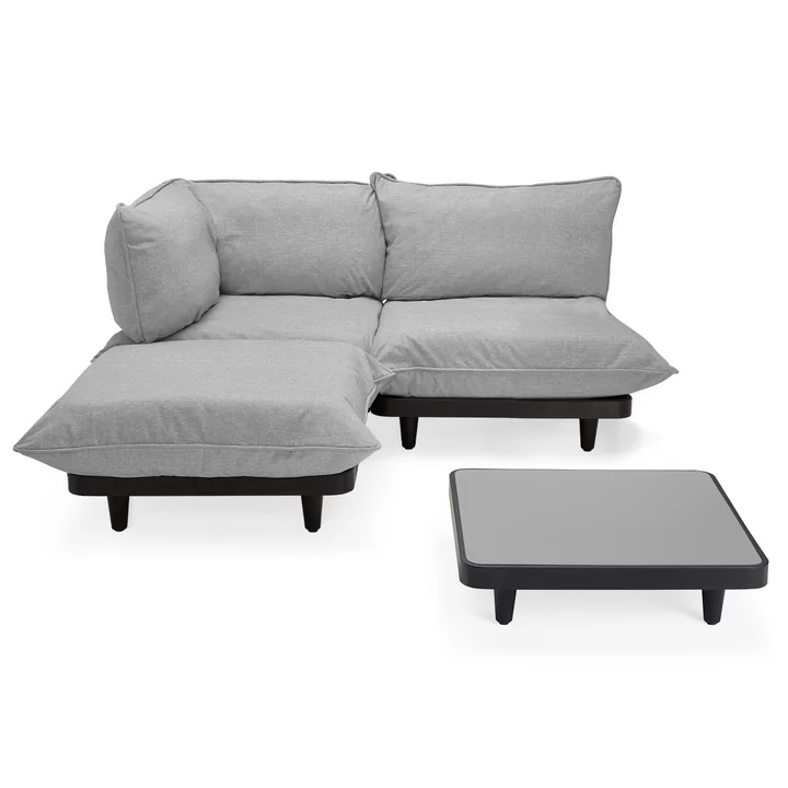 Fatboy - Paletti Outdoor Set, medium incl. tafel, rock grey