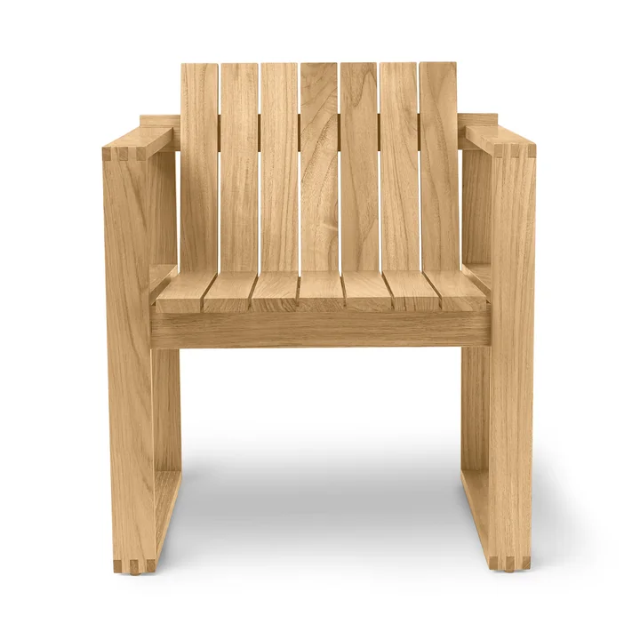 BK10 Tuinstoel van Carl Hansen in de uitvoering teak onbehandeld