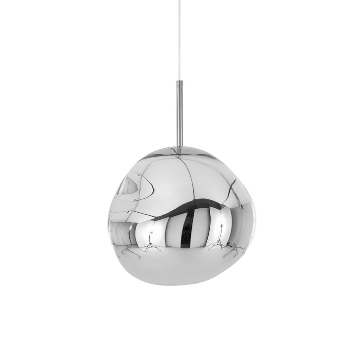Melt Mini LED hanglamp van Tom Dixon in chroom
