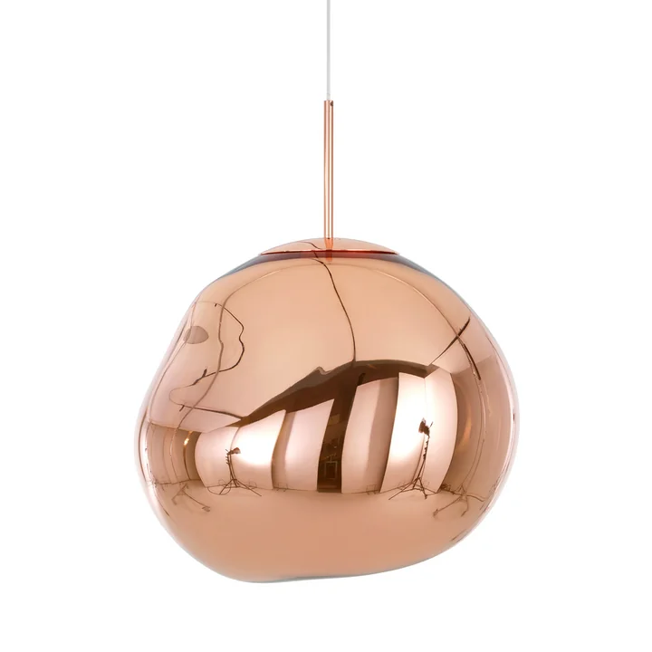 Melt LED hanglamp van Tom Dixon in koper