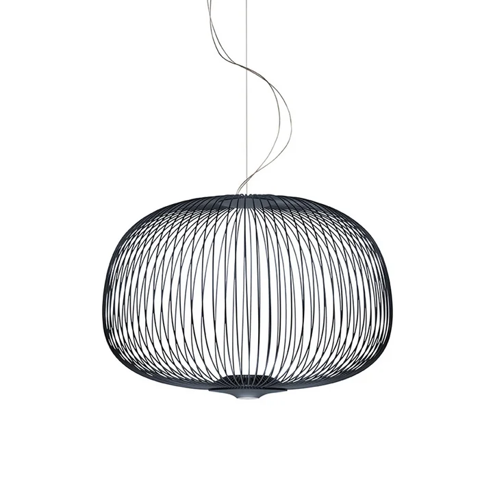 De Spokes MyLight LED pendelarmatuur 3, grafiet van Foscarini