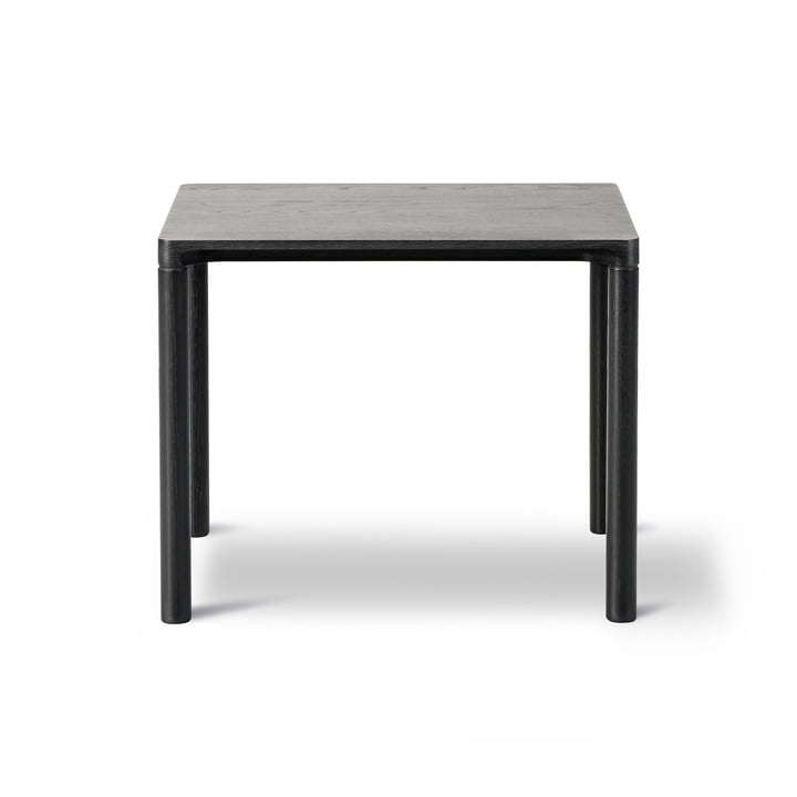 Piloti Sofa-tafel, 39 x 46,5 cm H 41 cm, zwart gelakt eikenhout by Fredericia