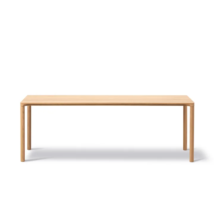 Piloti Sofa-tafel, 39 x 120 cm H 35 cm, eiken licht geolied Fredericia