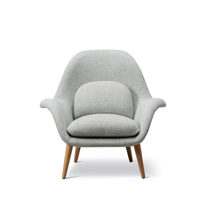 Swoon Fauteuil, geolied eikenhout / Hallingdal (116) by Fredericia