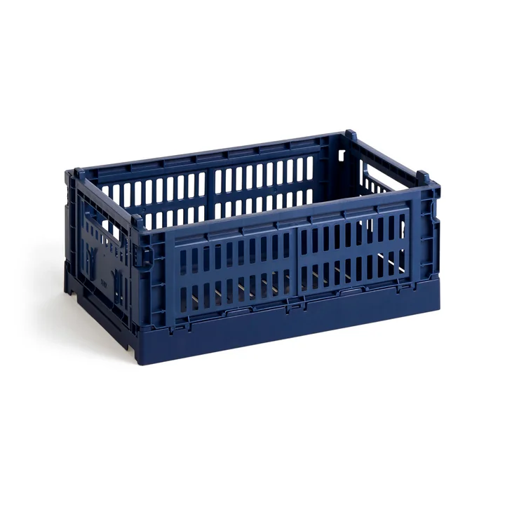 Colour Crate Mand gerecycled S van HAY in de kleur dark blue