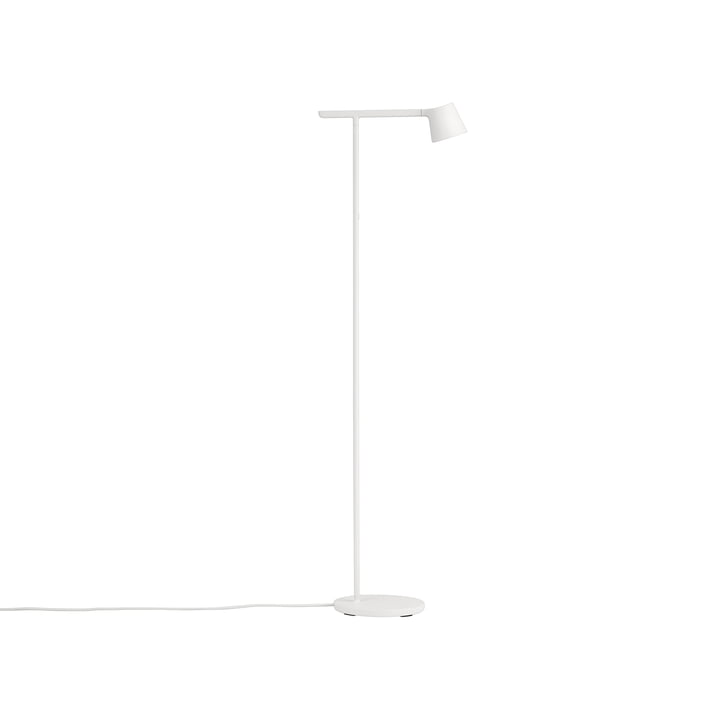 De Tip LED vloerlamp van Muuto in het wit