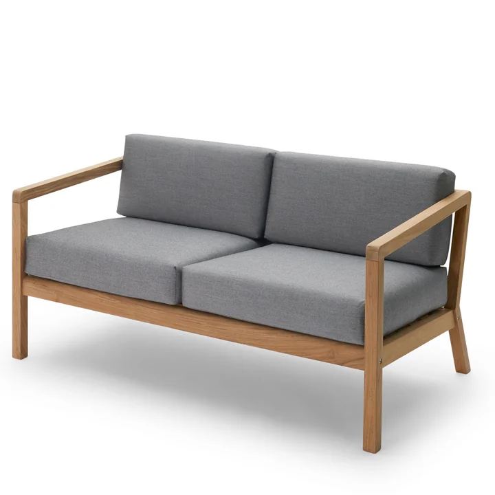 Virkelyst Sofa 2-zits, teak / essen van Skagerak
