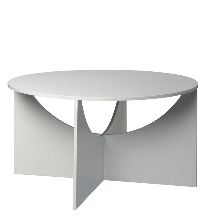 Charlotte Salontafel, H 40 cm, signaal wit van e15