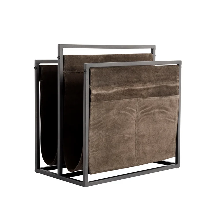 Bronx Tijdschriftenhouder, zwart van Muubs