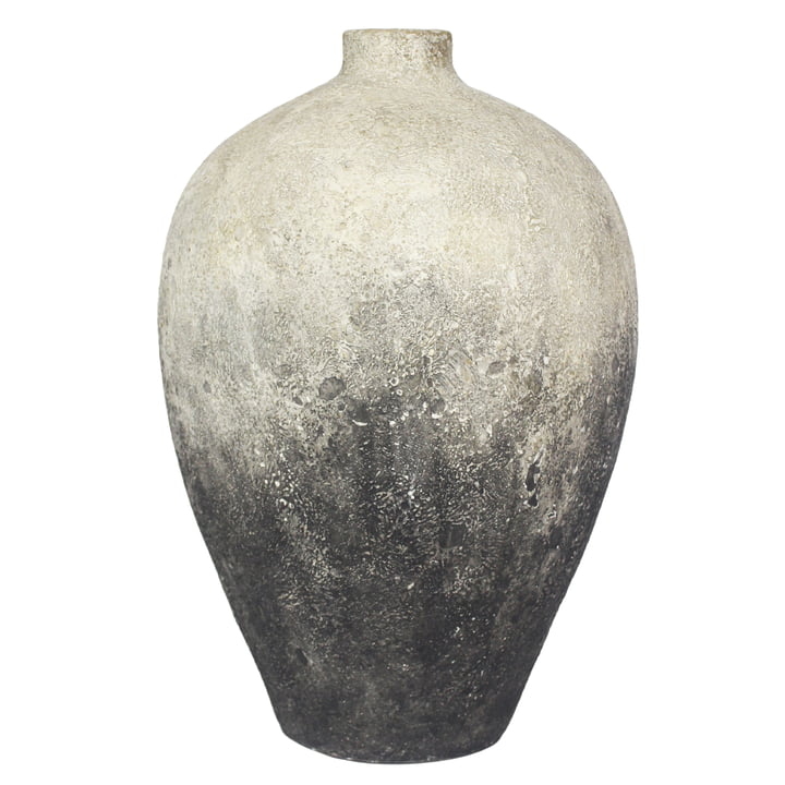 Story Kan, terracotta, h 60 cm Ø 39 cm, grijs van Muubs