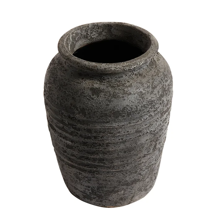 Melancholia Kan, H 40 Ø 30 cm, zwart metallic by Muubs