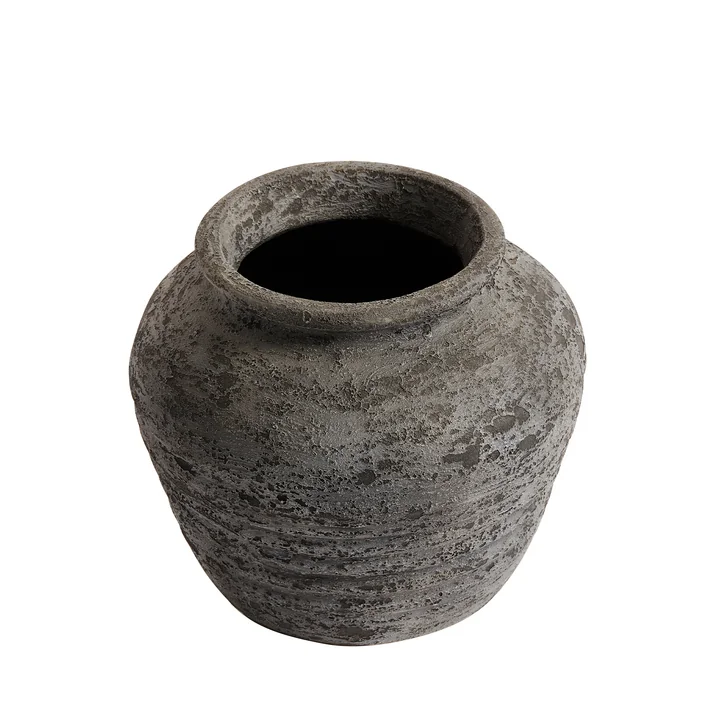 Melancholia Kan, H 30 Ø 35 cm, zwart metallic by Muubs