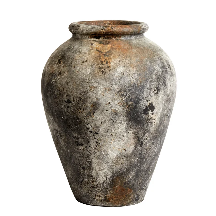 Echo Kan, terracotta, h 50 Ø 37 cm by Muubs