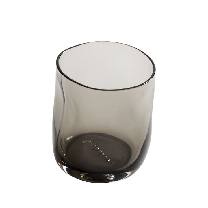 Furo Drinkglas S, (set van 4), h 9 Ø 8 cm, rookgrijs by Muubs