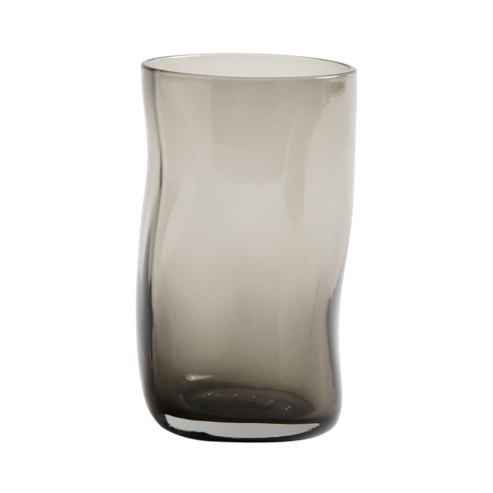 Furo Drinkglas L, (set van 4), h 13 Ø 7,5 cm, rookgrijs by Muubs