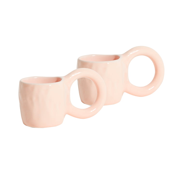 Donut Espressomok, roze (set van 2) van Petite Friture