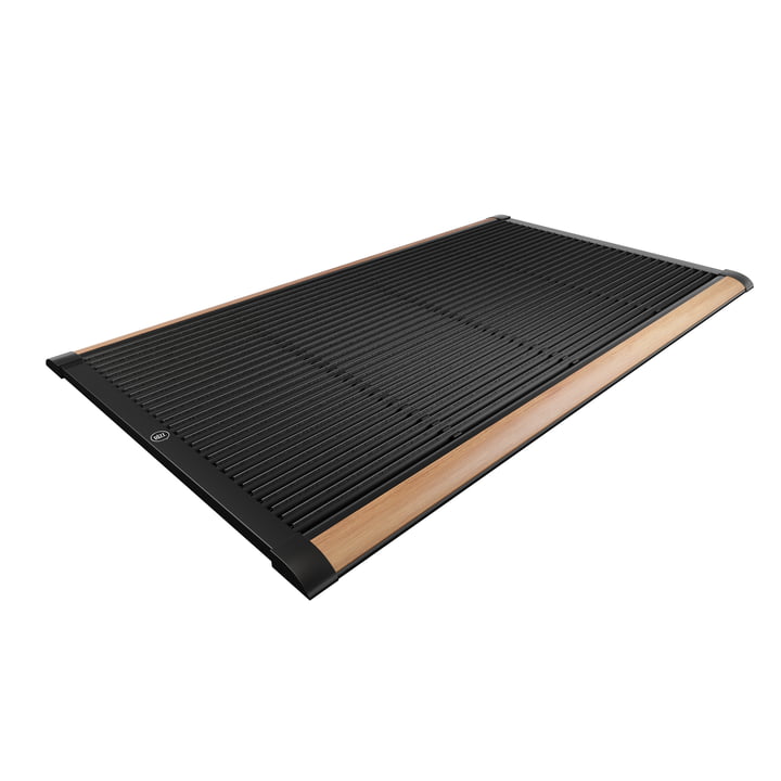 Deurmat Outdoor 120 × 70 cm, zwart / teak ( Limited Edition ) by Rizz