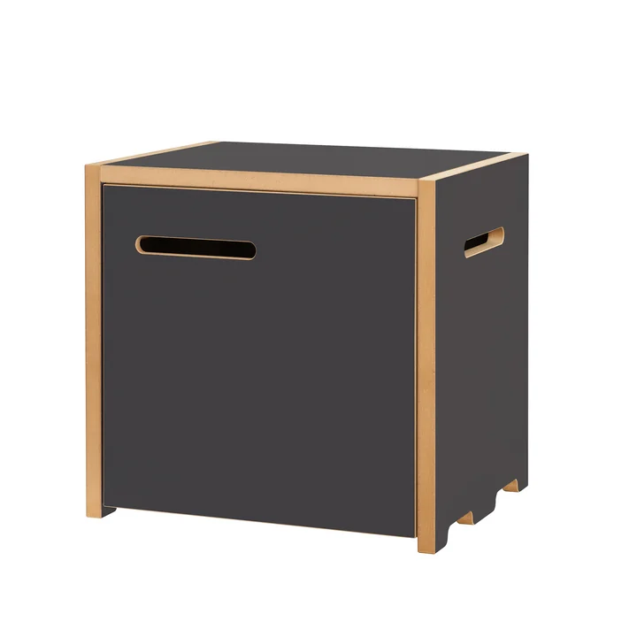 halbstark Rekkensysteem, basismodule met deur rechts, antraciet vanaf Tojo