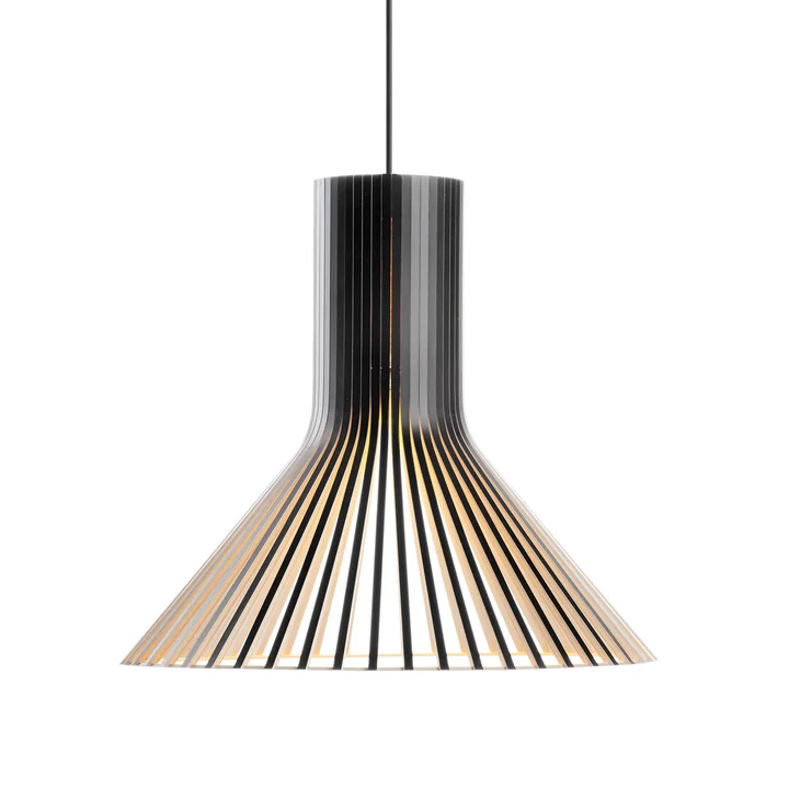 Puncto 4203 Hanglamp Ø 45 x H 40 cm van Secto in het zwart.