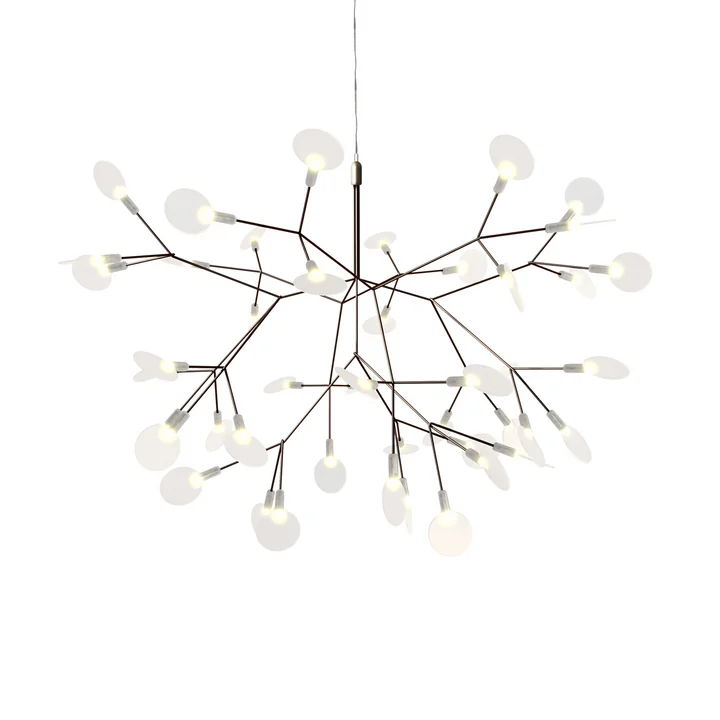 Heracleum II Kleine hanglamp van Moooi in nikkel