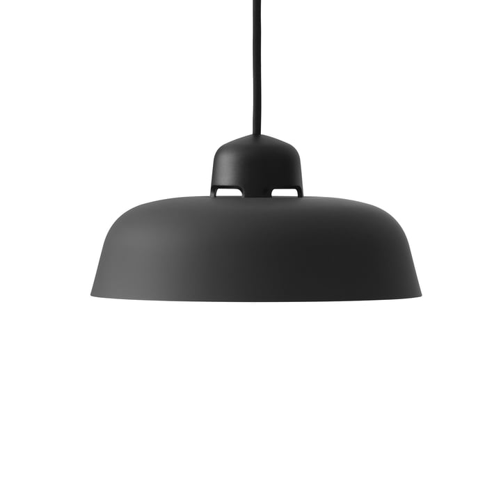 De w162 Dalston LED hanglamp s1 klein van Wästberg in zwart / grafiet zwart