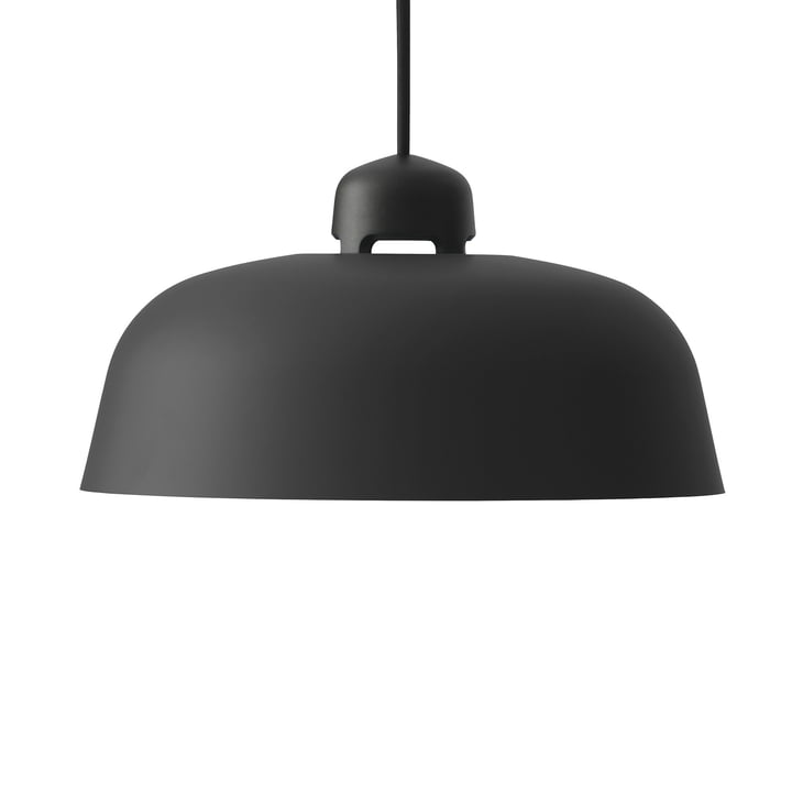 De w162 Dalston LED hanglamp s2 groot van Wästberg in zwart / grafiet zwart
