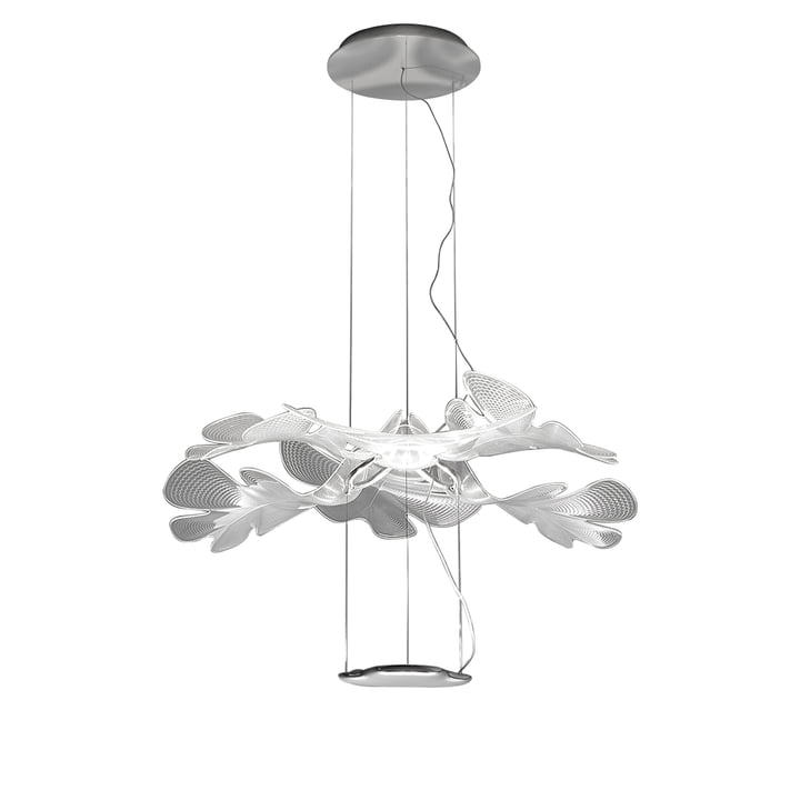 Chlorophilia Sospensione LED hanglamp van Artemide in aluminiumgrijs