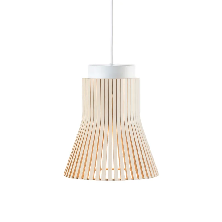 Petite 4600 hanglamp Ø 20 x H 23 cm van Secto in berkenhout.
